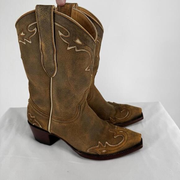 Old Gringo boots womens 6 brown leather embroidered western cowgirl festival - Picture 2 of 9